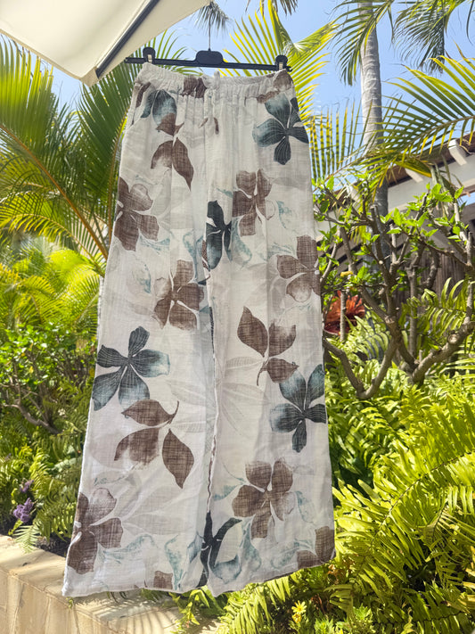 PANTALÓN ALGODON FLOR