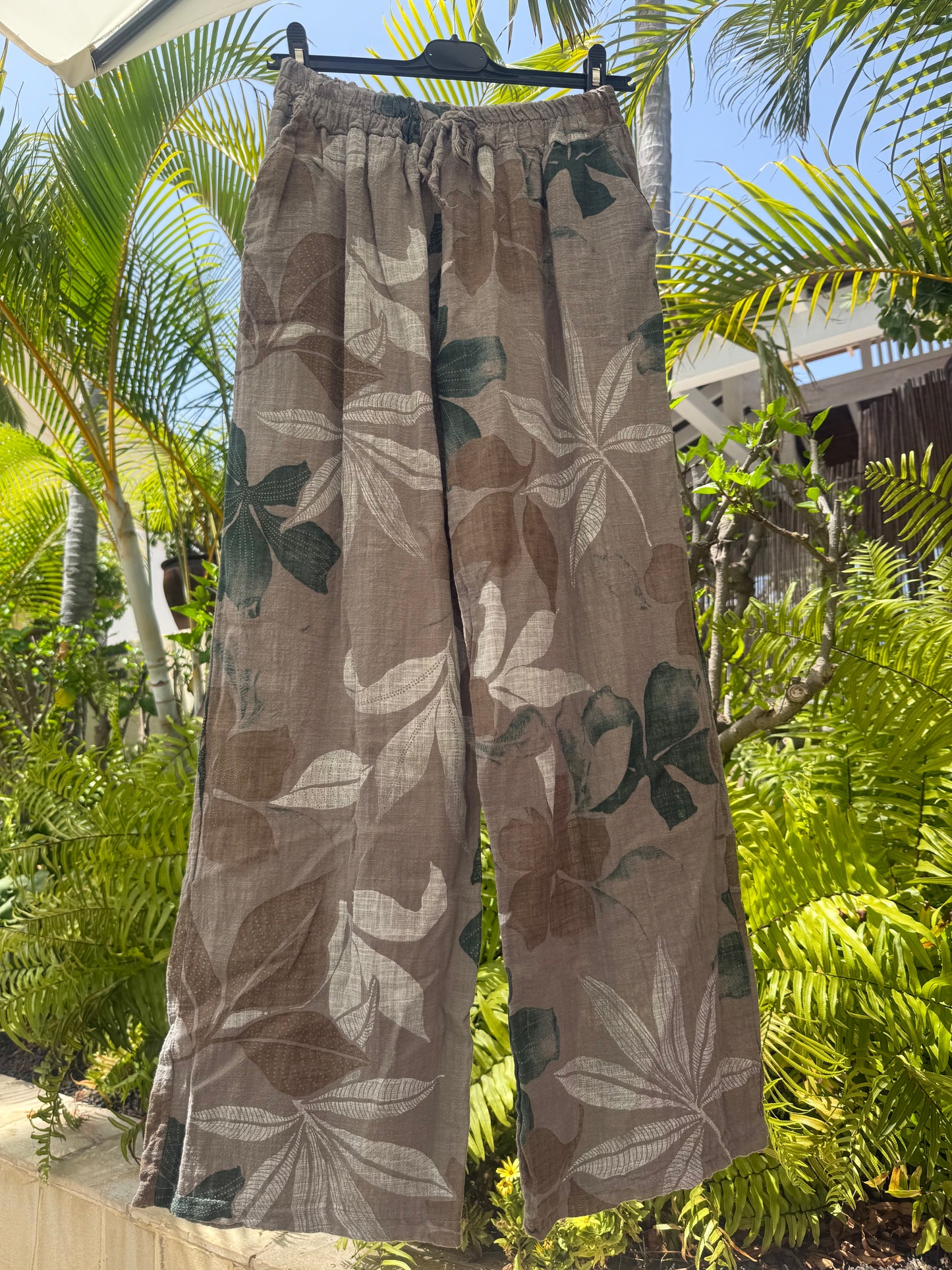 PANTALÓN ALGODON FLOR