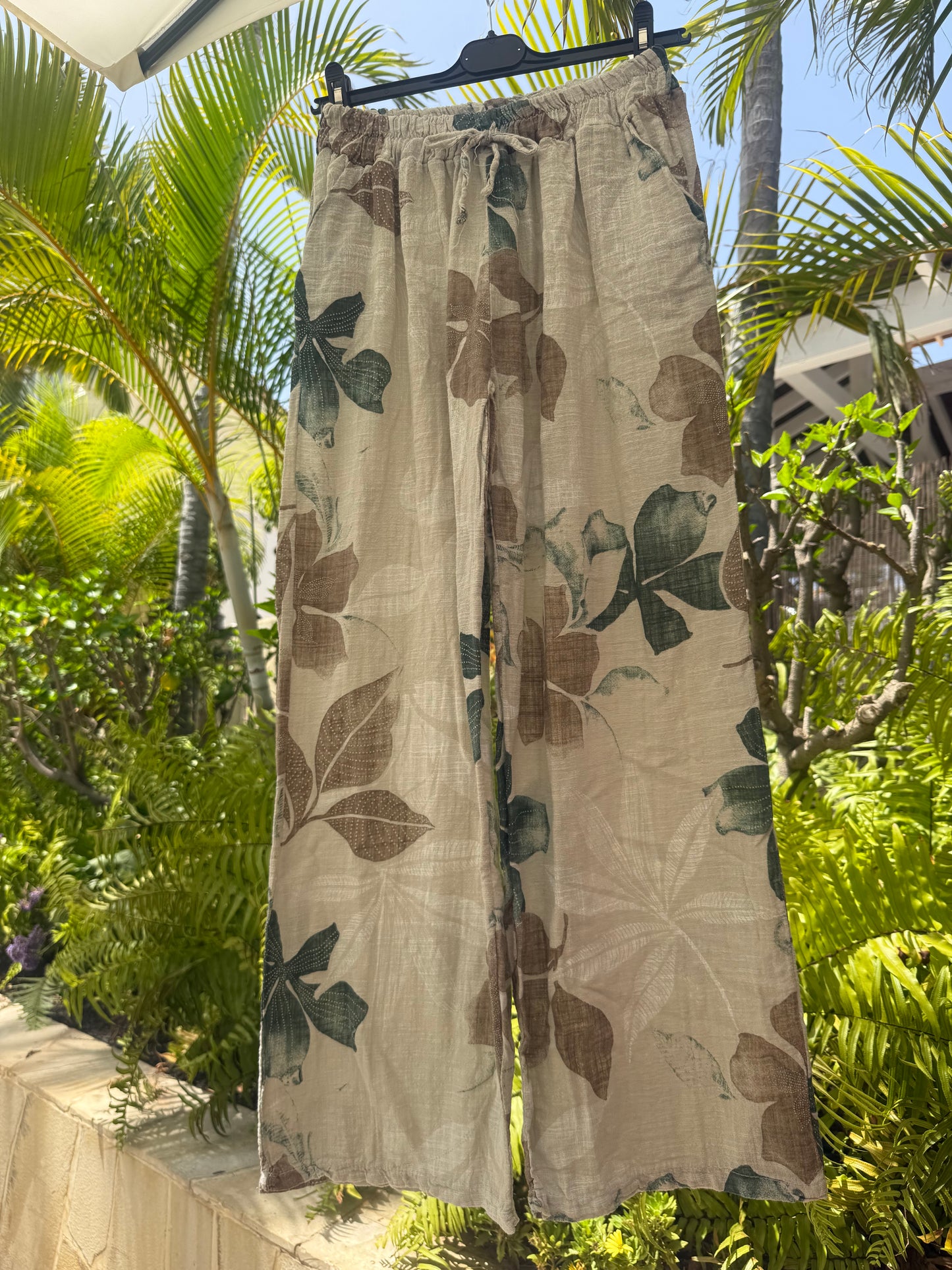 PANTALÓN ALGODON FLOR